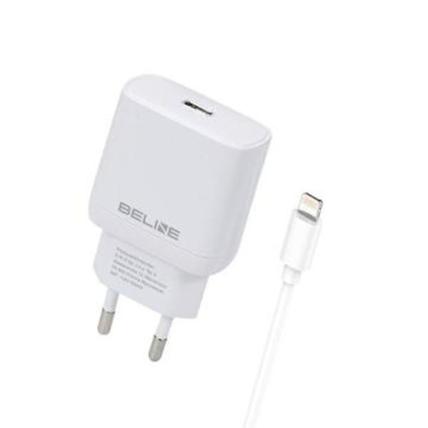 Beline PD 3.0 30W Lightning Laddare - iPhone 14/13/12/X/iPad... Vit