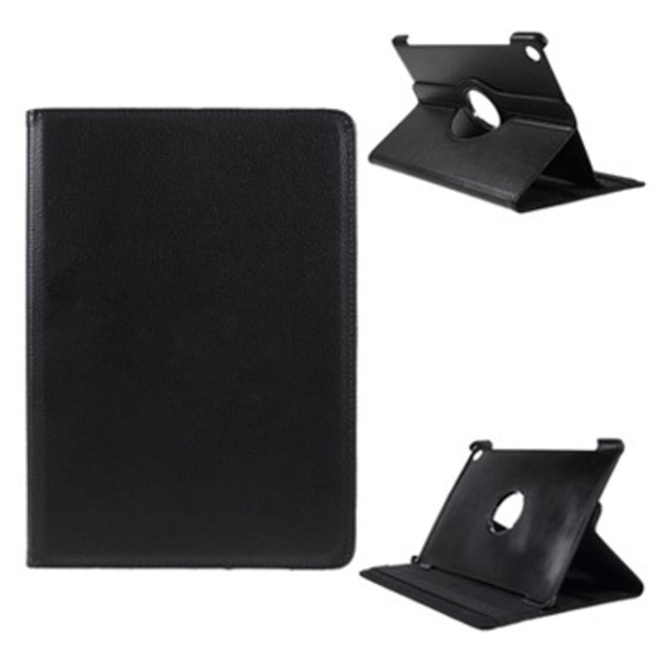 Huawei MediaPad M5 10/M5 10 (Pro) Roterande Fodral - Svart Svart