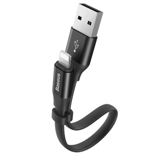 Baseus Nimble Kompakt Lightning Kabel CALMBJ-B01 - Svart Svart