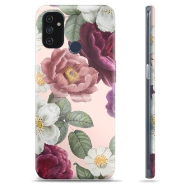 OnePlus Nord N100 TPU-Skal - Romantiska Blommor Animerad