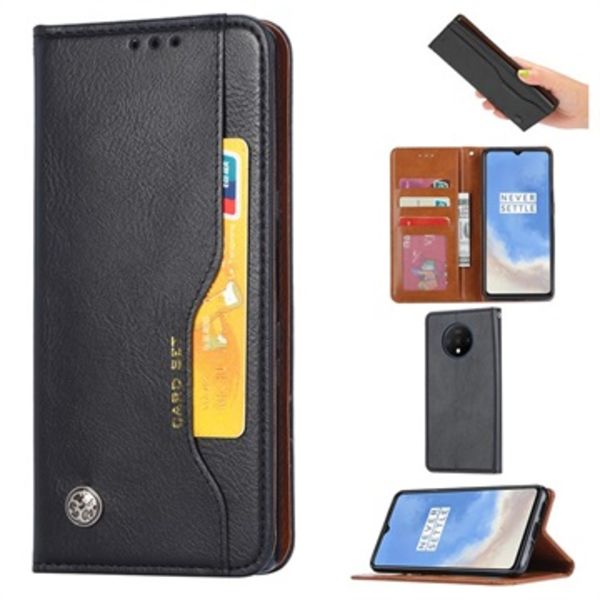 Card Set Series OnePlus 7T Plånboksfodral - Svart Svart