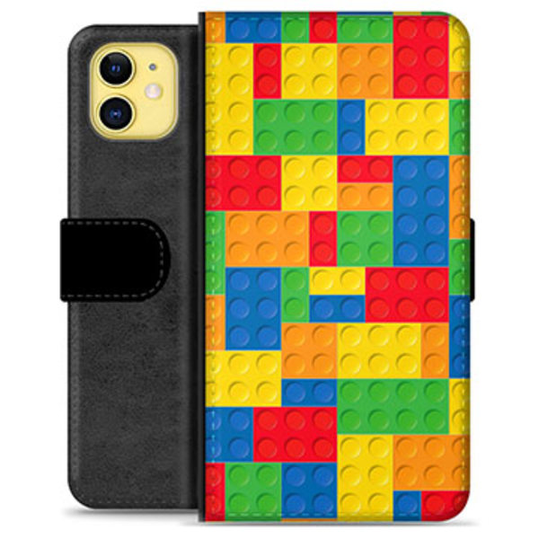 iPhone 11 Premium Plånboksfodral - Block Animerad