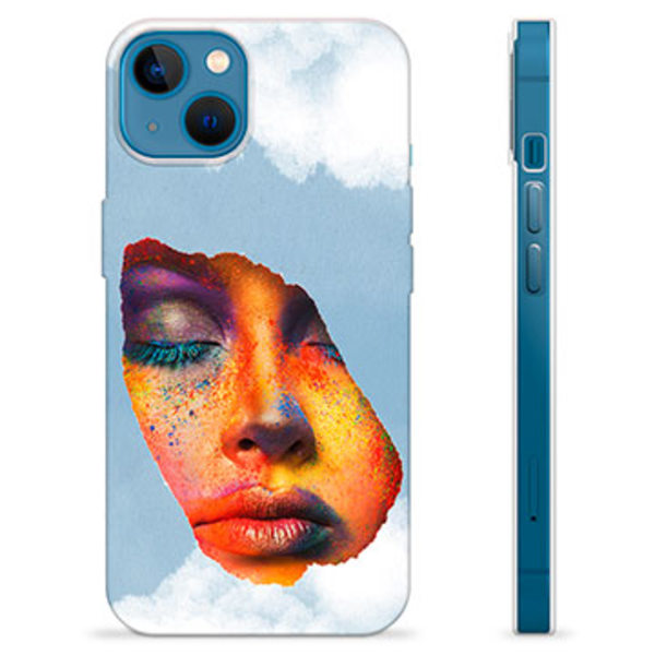iPhone 13 TPU-Skal - Ansiktsfärg Animerad