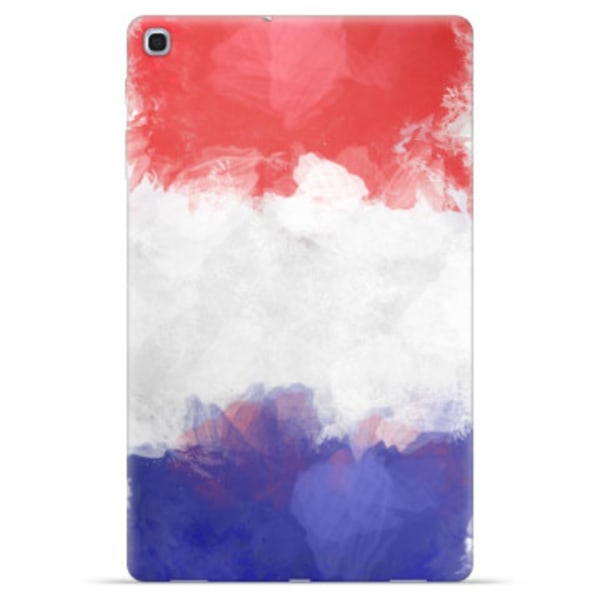 Samsung Galaxy Tab A 10.1 (2019) TPU-skal - Fransk Flagga Animerad