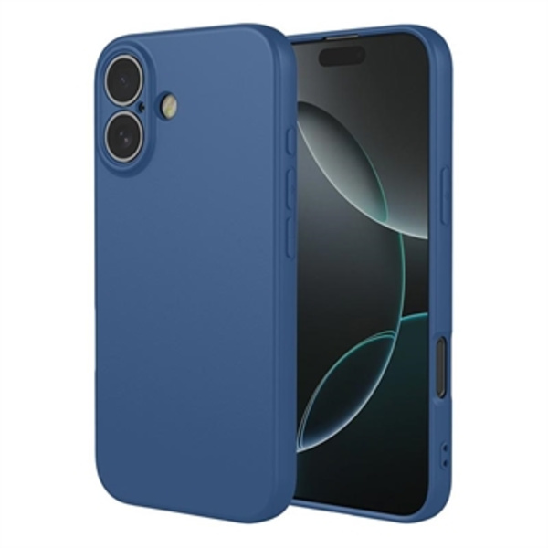 iPhone 17 Stötsäkert silikonskal - Blå Blå