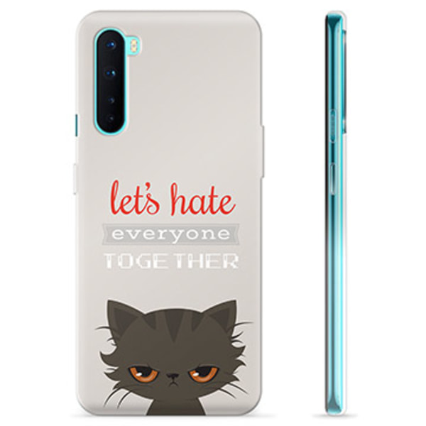 OnePlus Nord TPU-Skal - Arg Katt Animerad