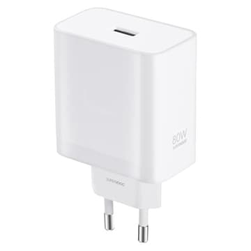 OnePlus SuperVOOC 80W USB-A reseladdare - Vit Vit