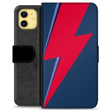 iPhone 11 Premium Plånboksfodral - Blixt Animerad