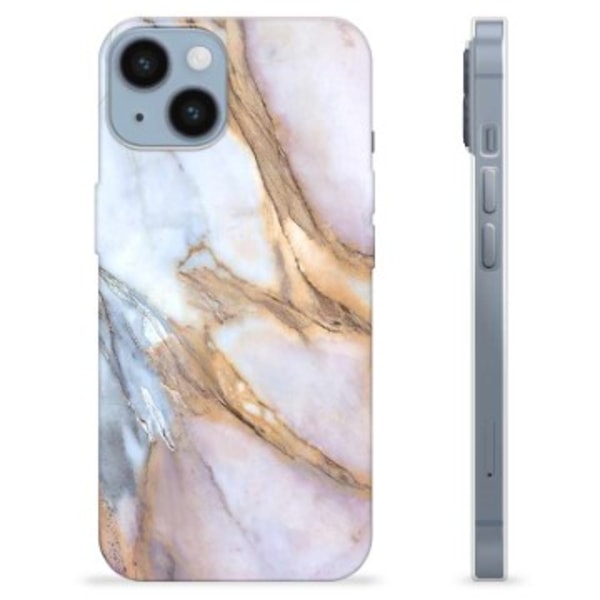 iPhone 14 TPU-Skal - Elegant Marmor Animerad