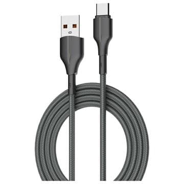 Beline BLNCBC02 25W USB-A / USB-C-kabel - 2m - Svart Svart