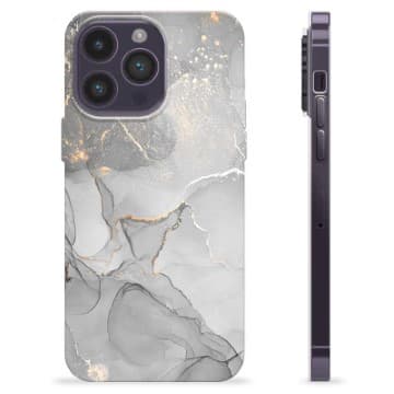 iPhone 14 Pro Max TPU-Skal - Gnistrande Greige Grå