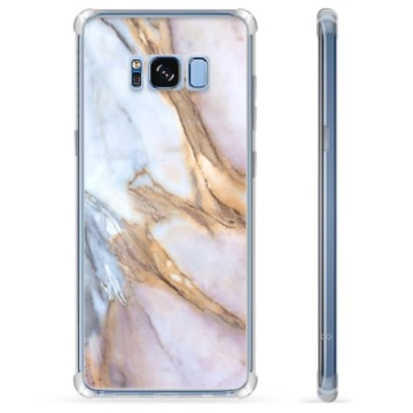 Samsung Galaxy S8+ Hybridskal - Elegant Marmor Animerad