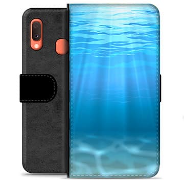 Samsung Galaxy A20e Premium Plånboksfodral - Hav Animerad