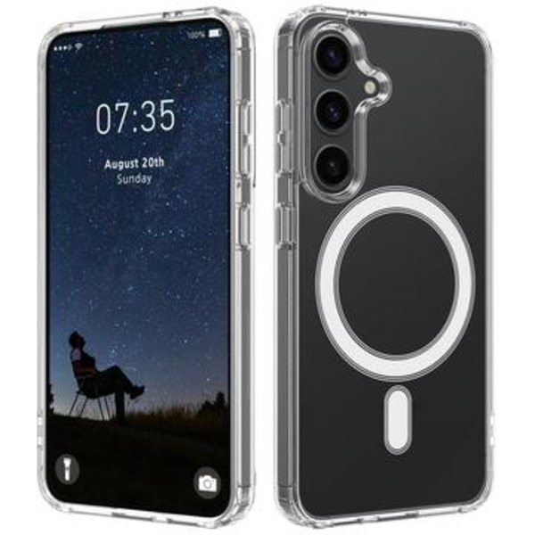 Samsung Galaxy S25+ Hybrid Skal - MagSafe-kompatibelt -... Genomskinlig