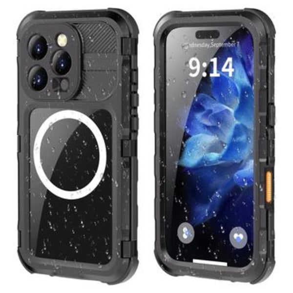 iPhone 16 Pro Shellbox M Series IP68 vattentätt skal -... Svart