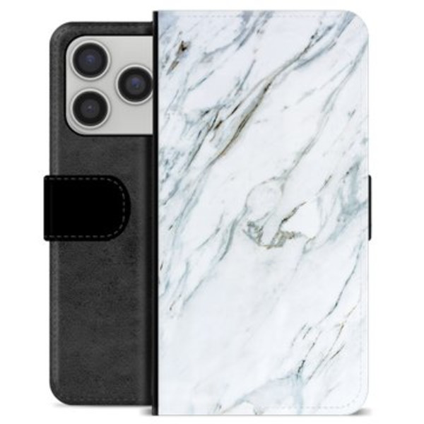 iPhone 17 Pro Premium Plånboksfodral - Marmor Animerad