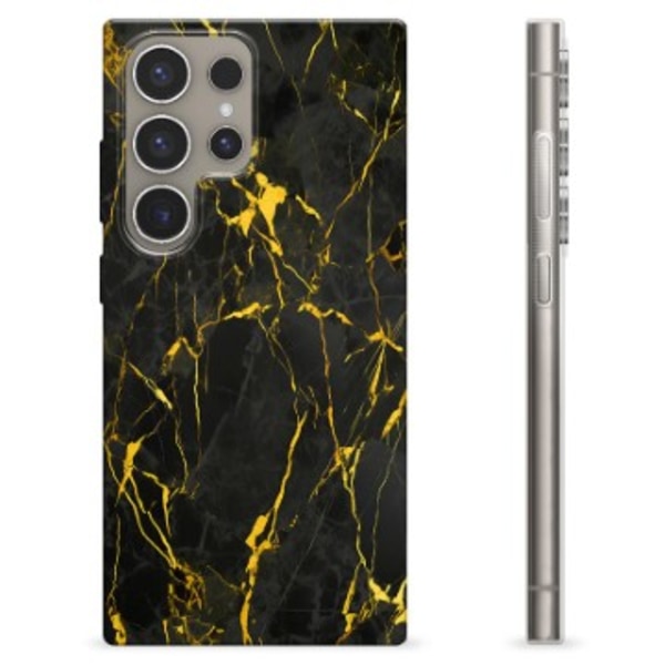 Samsung Galaxy S24 Ultra TPU-Skal - Gyllene Granit Färgrik