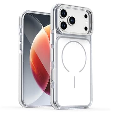 iPhone 18 Pro Max Tvåfärgat hybridskal - MagSafe-... Vit