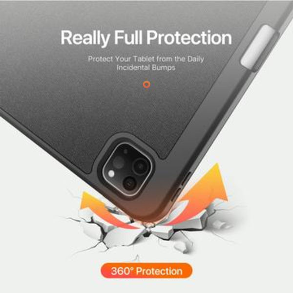 iPad Pro 13 (2024) Dux Ducis Domo Tri-Fold Smart Foliofodral... Svart