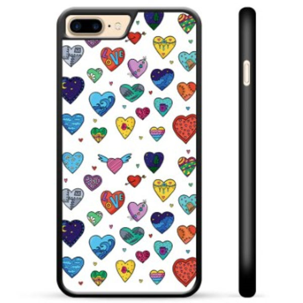 iPhone 7 Plus / iPhone 8 Plus Skyddsskal - Hjärter Animerad