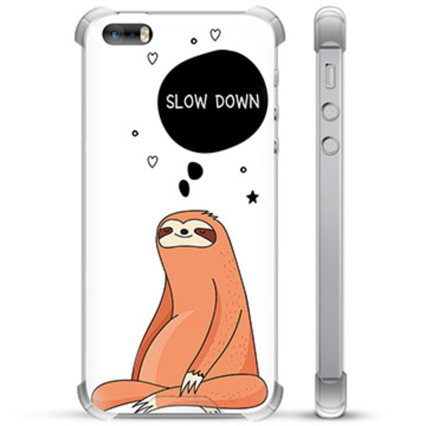 iPhone 5/5S/SE Hybridskal - Slow Down Animerad