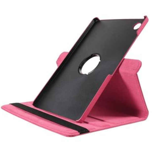 Samsung Galaxy Tab A9+ 360 Roterande Foliofodral - Varm Rosa Rosa