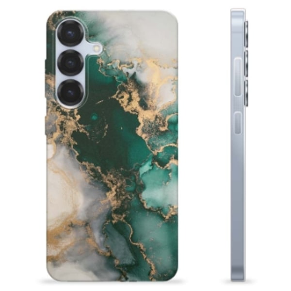 Samsung Galaxy S25 TPU-Skal - Jade Marmor Animerad