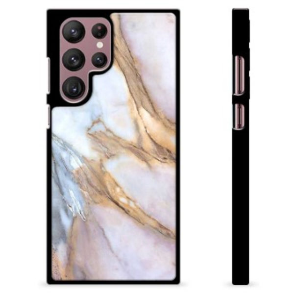 Samsung Galaxy S22 Ultra 5G Skyddsskal - Elegant Marmor Animerad