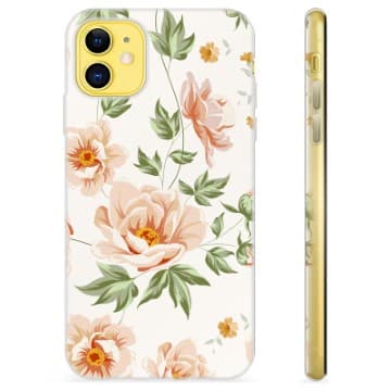 iPhone 11 TPU-Skal - Blommig Animerad