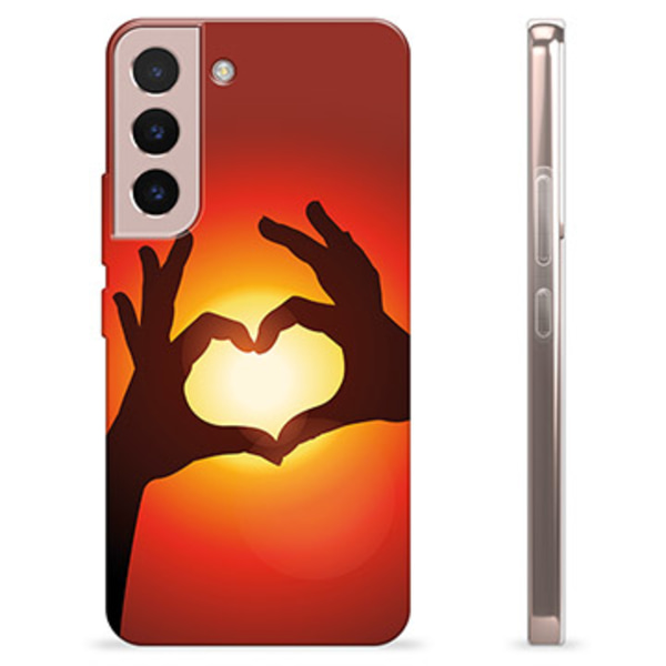 Samsung Galaxy S22 5G TPU-Skal - Hjärtsiluett Animerad