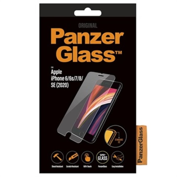 iPhone 6/6S/7/8/SE (2020)/SE (2022) PanzerGlass Härdat Glas...