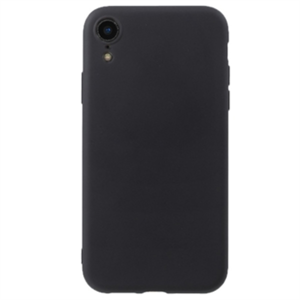 Anti-Fingeravtryck Matt iPhone XR TPU-skal - Svart Svart