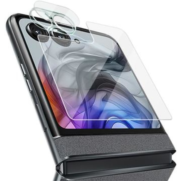 Motorola Razr 50 Imak Härdat Glas Skyddsset - Klar Genomskinlig