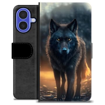 iPhone 16 Premium Plånboksfodral - Varg Animerad