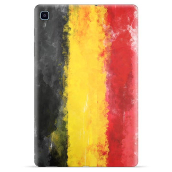 Samsung Galaxy Tab S6 Lite 2020/2022/2024 TPU-skal - Tysk Flagga Animerad