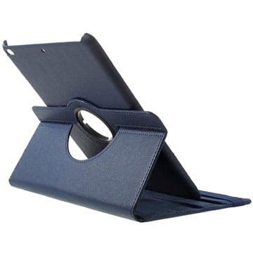 iPad 9.7 2017/2018 Roterande Fodral - Mörkblå Blå