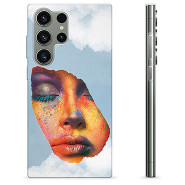 Samsung Galaxy S23 Ultra 5G TPU-Skal - Ansiktsfärg Animerad