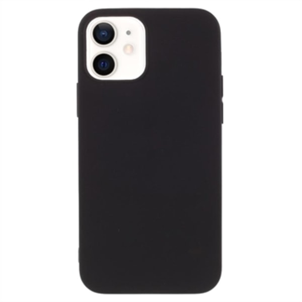 Anti-Fingeravtryck Matt iPhone 12 Mini TPU-skal - Svart Svart