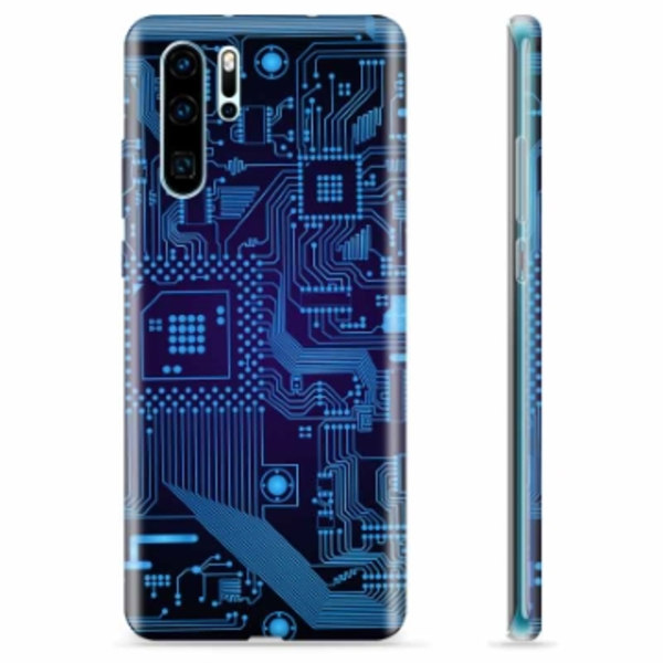 Huawei P30 Pro TPU-Skal - Kretskort Animerad