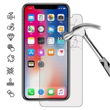 iPhone X/XS Privacy Härdat Glas Skärmskydd