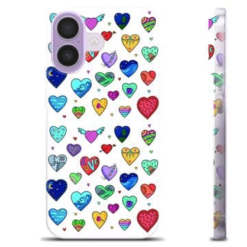 iPhone 17 TPU-Skal - Hjärter Animerad