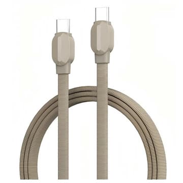 Ldnio LC212C flätad USB-C-snabbladdningskabel - 2m, 65W -... Guld