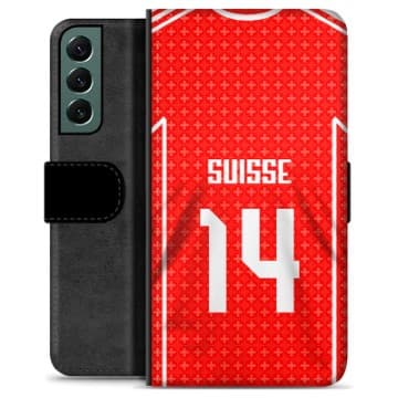 Samsung Galaxy S22+ 5G Premium Plånboksfodral - Schweiz Animerad