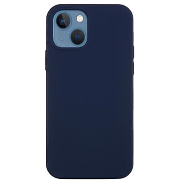 iPhone 15 Liquid Silikonskal - Mörkblå Blå