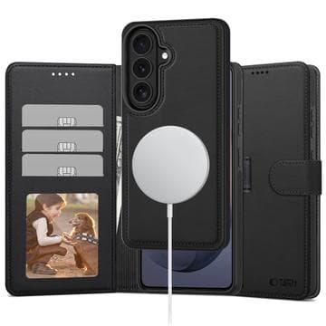 Samsung Galaxy S26 Tech-Protect 2-i-1 plånboksfodral -... Svart