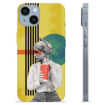 iPhone 14 TPU-Skal - Retro Konst Animerad