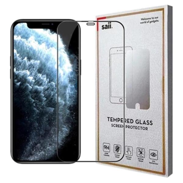 Saii 3D Premium iPhone 12 mini Härdat Glas Skärmskydd - 9H...