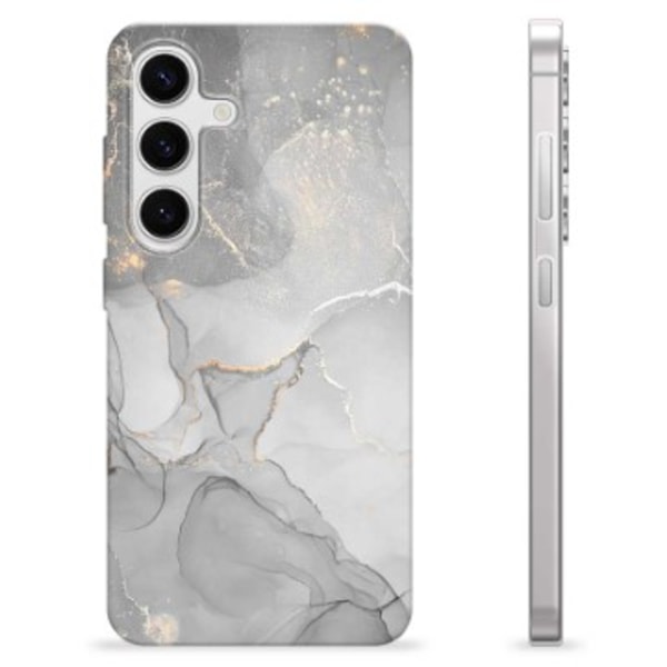 Samsung Galaxy S24 TPU-Skal - Gnistrande Greige Grå