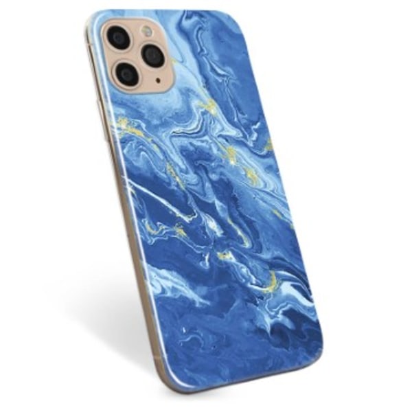 iPhone 11 Pro Max TPU-Skal - Färgrik Marmor Färgrik