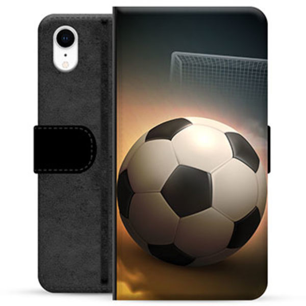 iPhone XR Premium Plånboksfodral - Fotboll Animerad